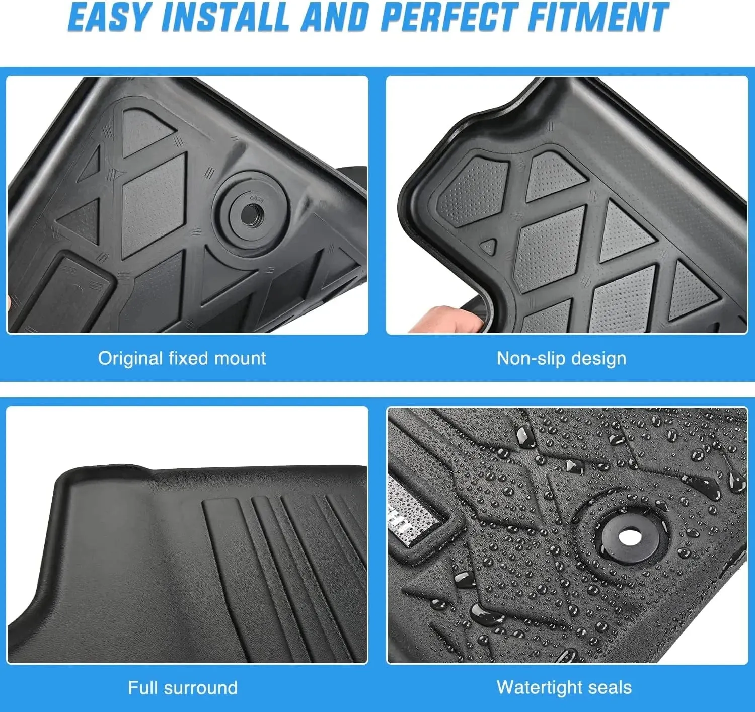 2020-2025 Kia Telluride TPE Floor Mats