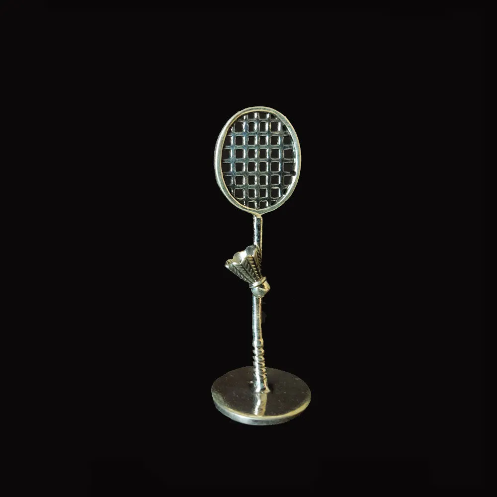 Badminton Inspired Silver Showpiece
