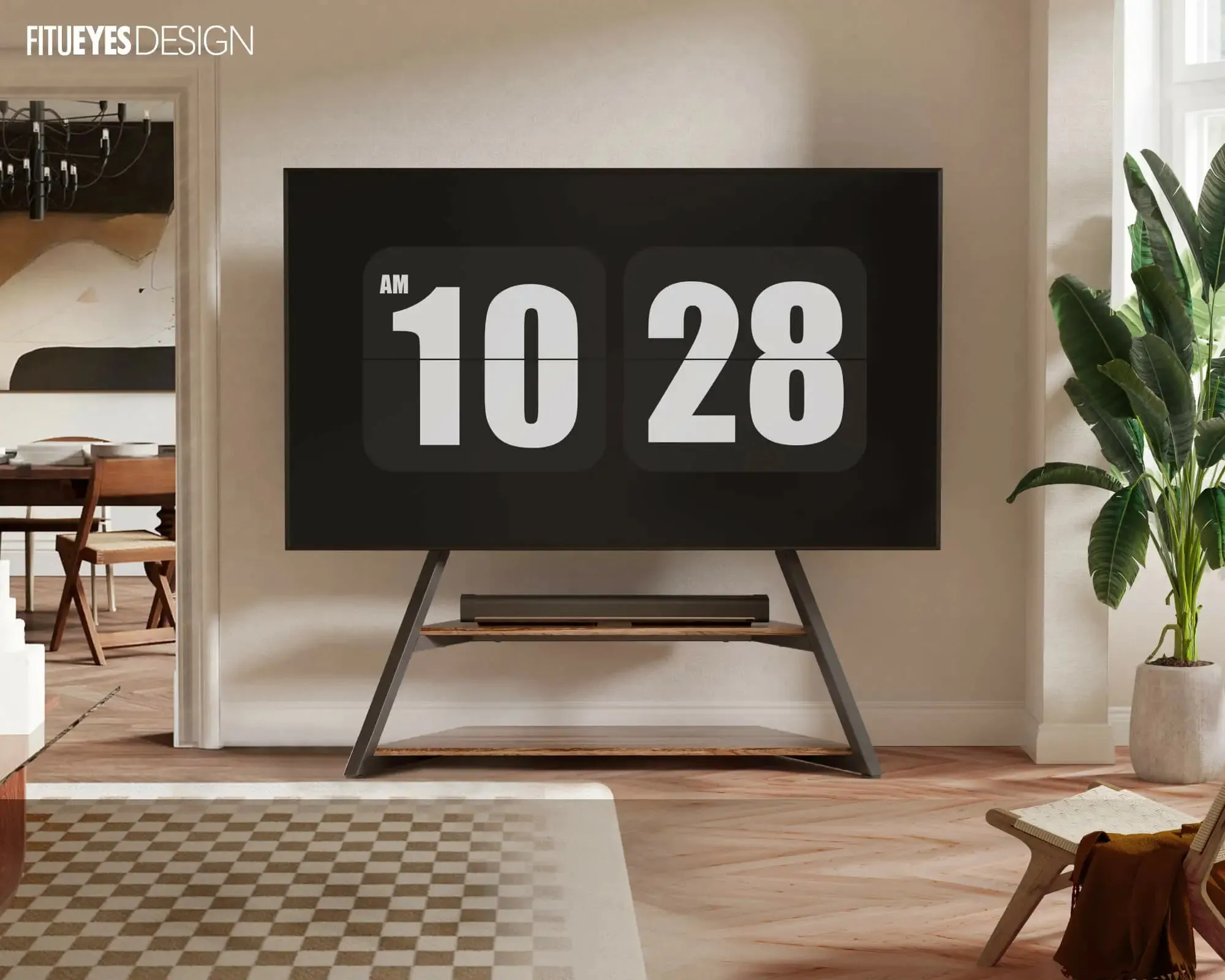 Eiffel FT100 Floor TV Stand