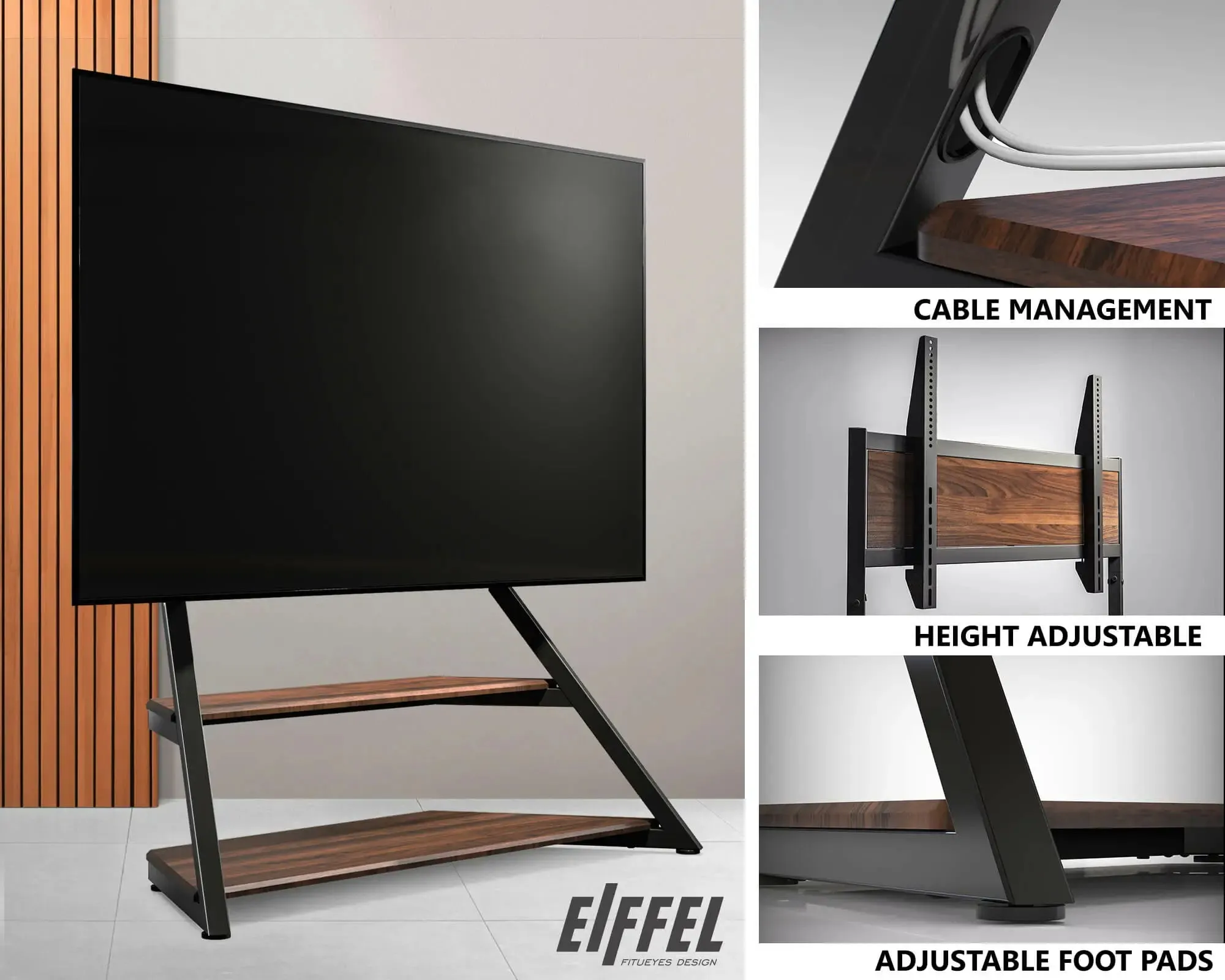 Eiffel FT100 Floor TV Stand
