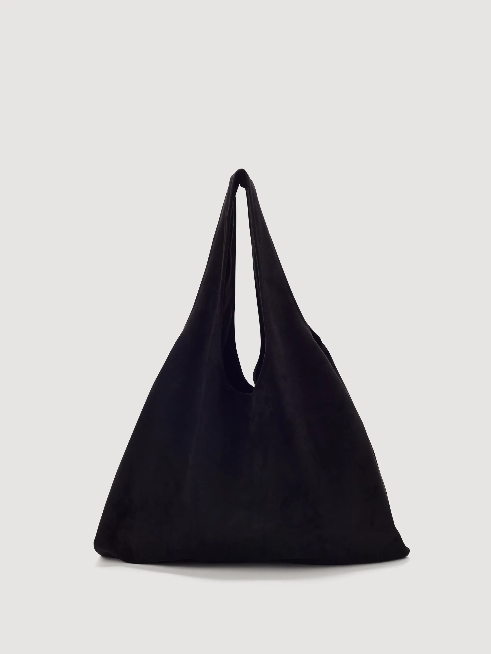 Flower Market Bag Suede Black