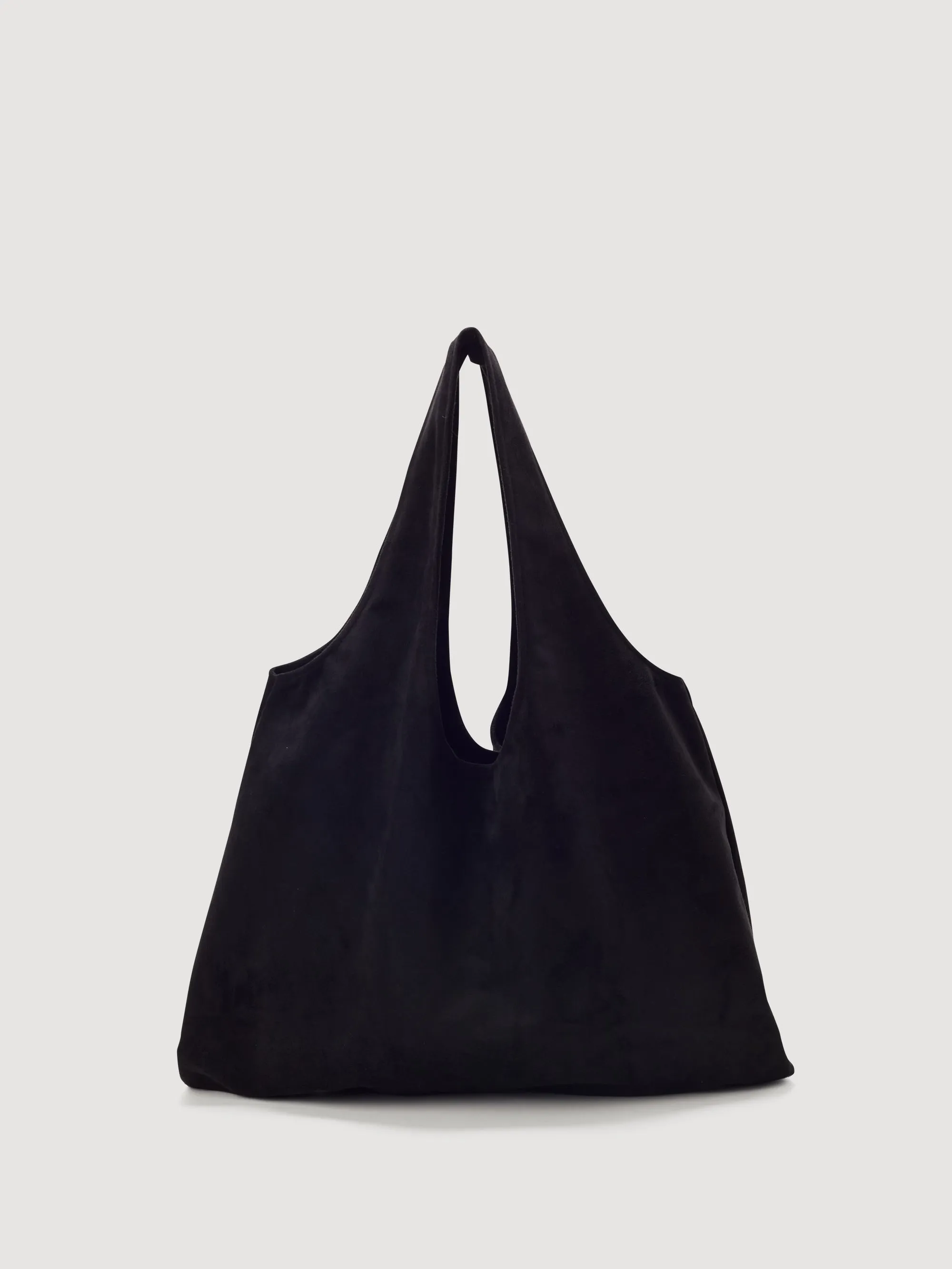 Flower Market Bag Suede Black