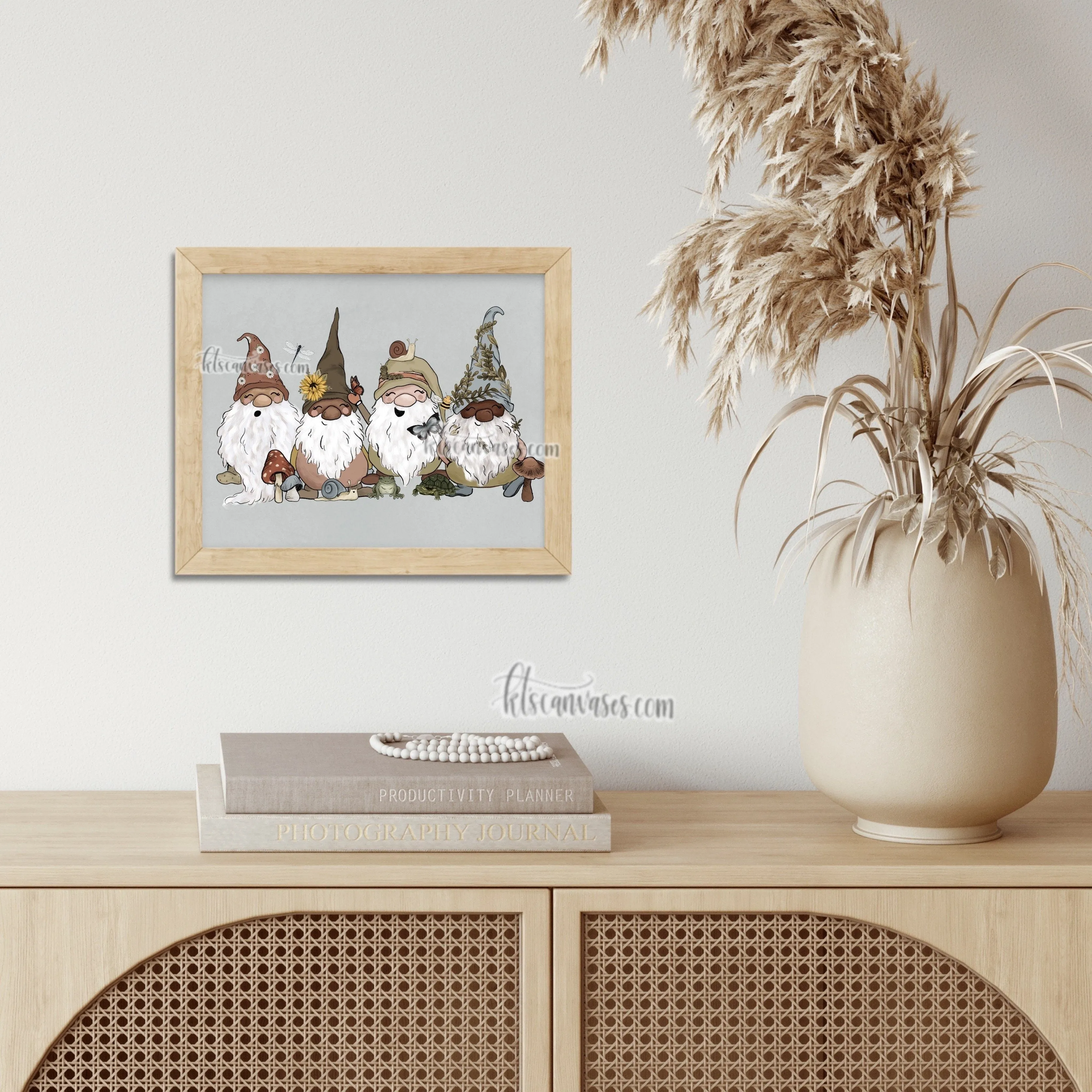 Garden Gnomes Art Print (Horizontal)
