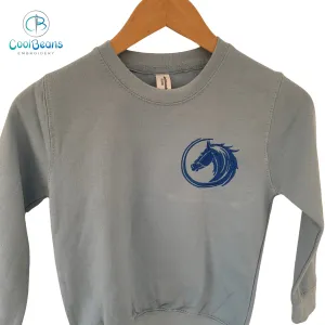 Horse Embroidered Personalised Children's Hoodie