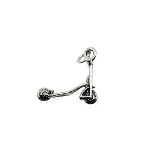 Sterling Silver Push Scooter Charm